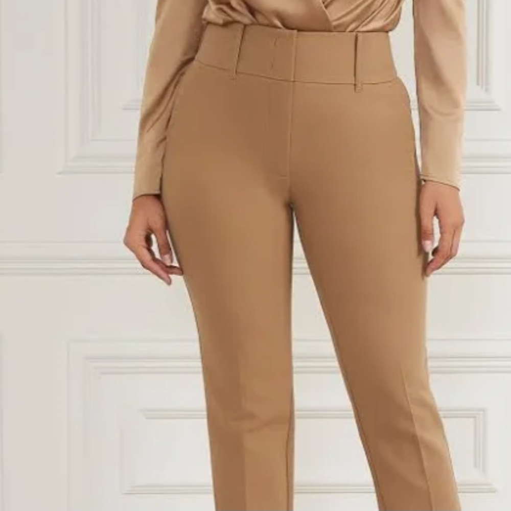 MARCIANO Women's High-
Rise Shelly Twill Dress Pants